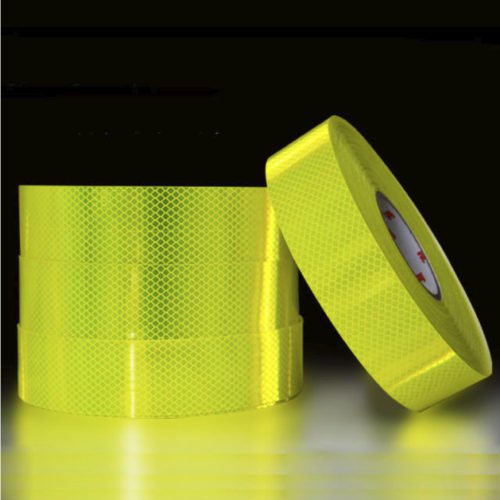 CINTA 6 INCHES  X 150FT YELLOW/GREEN REFLECTIVE – 162186